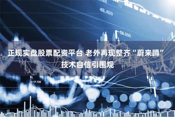 正规实盘股票配资平台 老外再现整齐“蔚来蹲” 技术自信引围观